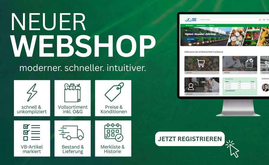 Schwälbchen Frischdienst Online Shop